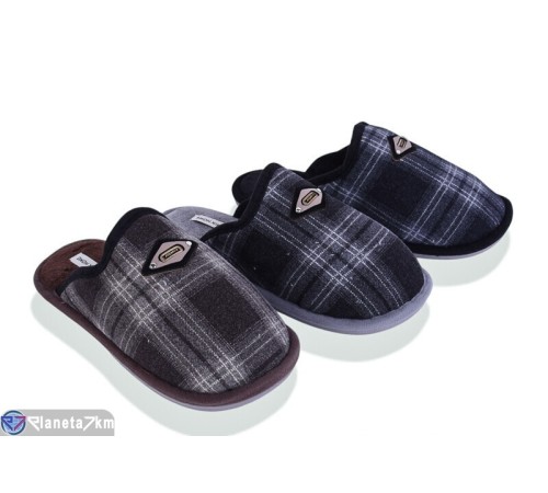 Тапки чоловічі на весну/осінь (5 пар р.40-46) мікс  "LUXORIS"