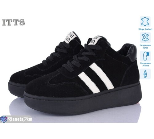 Кросівки жіночі на зиму (6 пар р.36-41) чорний  "LOTOS"