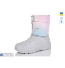 Дитячі чоботи з піни на зиму (8 пар р.28-37) сірий  "LUCKY"