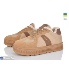 Кросівки жіночі на зиму (8 пар р.36-41) бежевий  "LUCKY"