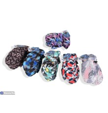 Рукавиці дитячі на зиму (12 шт. р.сетка 2-3) мікс  "KaPira"