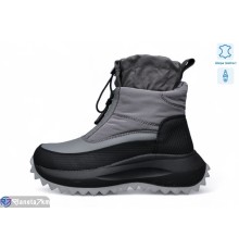 Черевики жіночі на зиму (8 пар р.36-41) сірий  "KULIBABA"