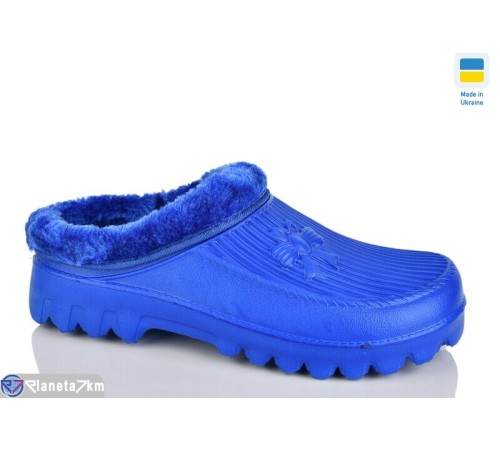 Жіночі сабо на зиму (6 пар р.36-41) синій  "INPIRE"