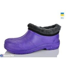 Калоші жіночі на зиму (6 пар р.36-41) фіолетовий  "INPIRE"