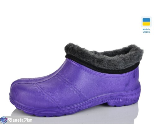 Калоші жіночі на зиму (6 пар р.36-41) фіолетовий  "INPIRE"