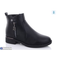 Черевики жіночі на зиму (6 пар р.36-41) чорний  "LAIFA"