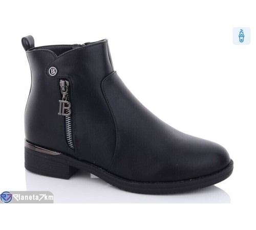 Черевики жіночі на зиму (6 пар р.36-41) чорний  "LAIFA"