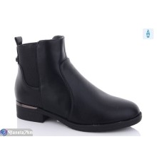 Черевики жіночі на зиму (6 пар р.36-41) чорний  "LAIFA"