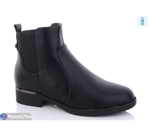 Черевики жіночі на зиму (6 пар р.36-41) чорний  "LAIFA"