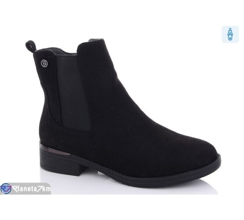 Черевики жіночі на зиму (6 пар р.36-41) чорний  "LAIFA"