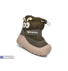 Дутики дитячі на зиму (8 пар р.23-28) хакі  "TOMMY"