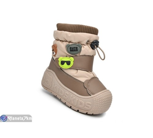 Дутики дитячі на зиму (8 пар р.23-28) бежевий  "TOMMY"