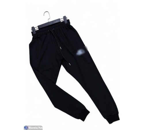 Чоловічі спортивні штани на весну/осінь (5 шт. р.сетка S-2XL) чорний  "Peton"
