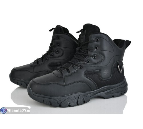 Черевики чоловічі на зиму (8 пар р.41-46) чорний  "Mirella"