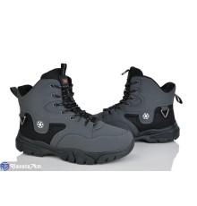 Черевики чоловічі на зиму (8 пар р.41-46) сірий  "Mirella"