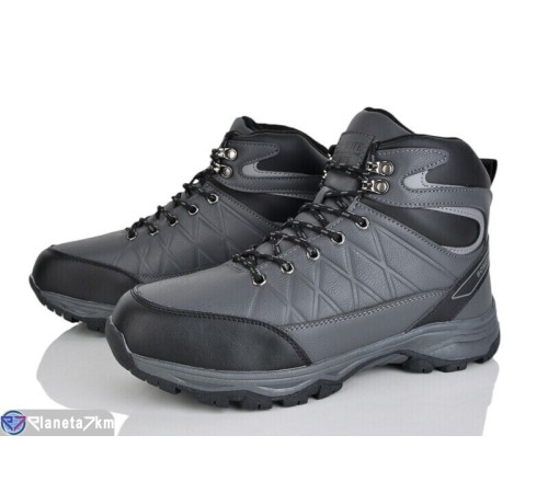 Черевики чоловічі на зиму (8 пар р.41-46) сірий  "Mirella"