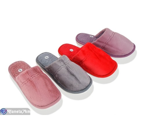 Тапки жіночі на зиму (12 пар р.36-41) мікс  "LUCKY"