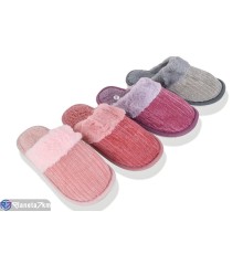 Тапки жіночі на зиму (12 пар р.36-41) мікс  "LUCKY"