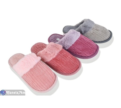 Тапки жіночі на зиму (12 пар р.36-41) мікс  "LUCKY"