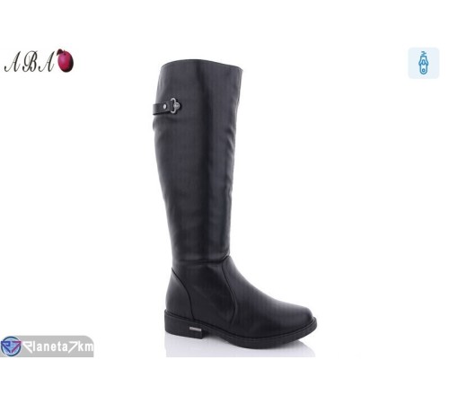 Чоботи жіночі на зиму (6 пар р.36-41) чорний  "Aba"