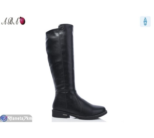 Чоботи жіночі на зиму (6 пар р.36-41) чорний  "Aba"