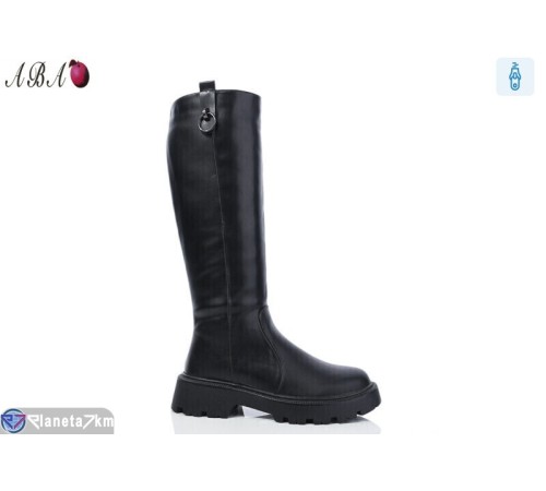 Чоботи жіночі на зиму (6 пар р.36-41) чорний  "Aba"