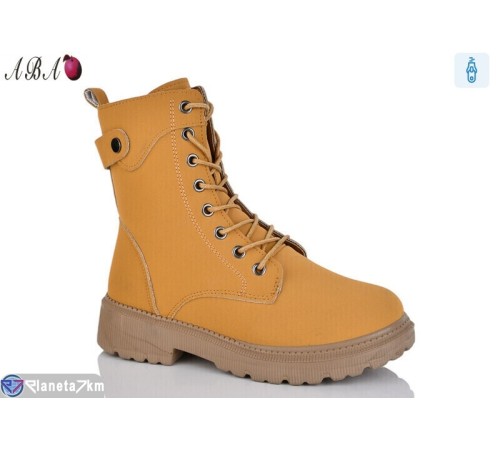 Черевики жіночі на зиму (8 пар р.36-41) camel  "Aba"