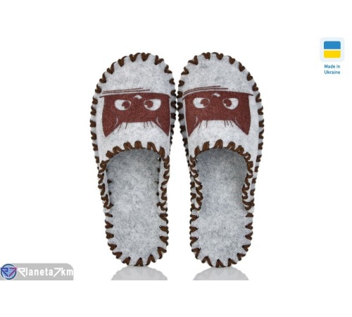 Тапки жіночі на весну/осінь (9 пар р.36-41) сірий  "Activ"
