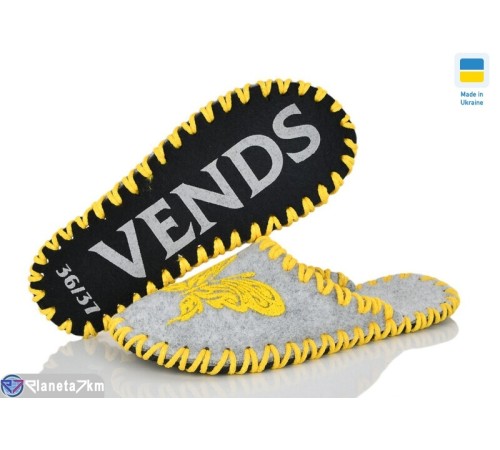 Тапки жіночі на весну/осінь (9 пар р.36-41) сірий  "Activ"