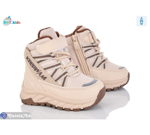 Черевики дитячі на зиму (8 пар р.22-27) бежевий  "BBT"