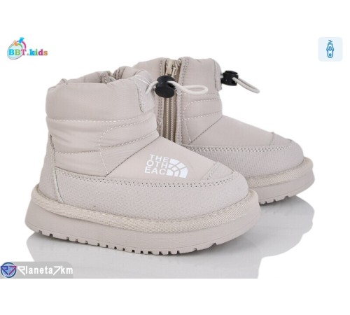 Дутики дитячі на зиму (8 пар р.22-27) бежевий  "BBT"