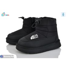 Дутики дитячі на зиму (8 пар р.27-32) чорний  "BBT"