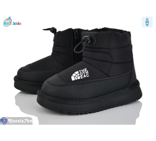 Дутики дитячі на зиму (8 пар р.27-32) чорний  "BBT"