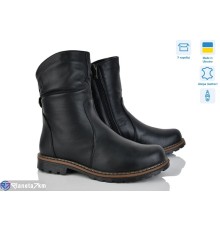 Черевики жіночі на зиму (6 пар р.40-43) чорний  "LISA"