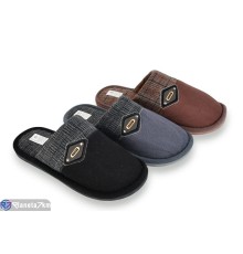 Тапки чоловічі на зиму (12 пар р.41-46) мікс  "LUXORIS"