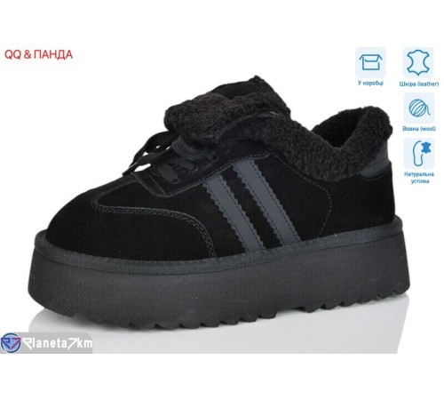 Уггі жіночі на зиму (6 пар р.36-41) чорний  "QQ&Панда"