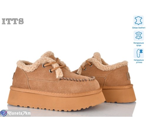 Туфлі жіночі на зиму (6 пар р.36-40) camel  "LOTOS"