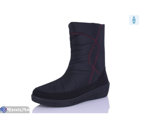 Дутики жіночі на зиму (8 пар р.37-41) чорний  "Gelena"