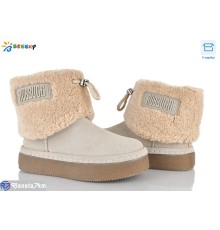 Черевики жіночі на зиму (8 пар р.36-41) бежевий  "Bessky-Kellaifeng"