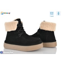 Черевики жіночі на зиму (8 пар р.36-41) чорний  "Bessky-Kellaifeng"