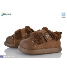 Дитячі туфлі на зиму (8 пар р.26-30) коричневий  "Bessky-Kellaifeng"