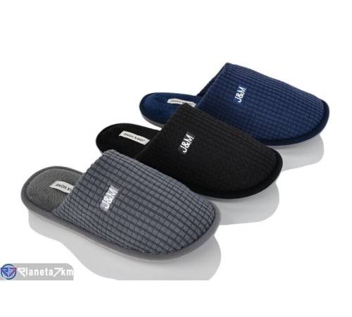 Тапки чоловічі на весну/осінь (6 пар р.41-46) мікс  "LUXORIS"