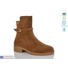 Черевики жіночі на зиму (6 пар р.37-41) коричневий  "LIKA"