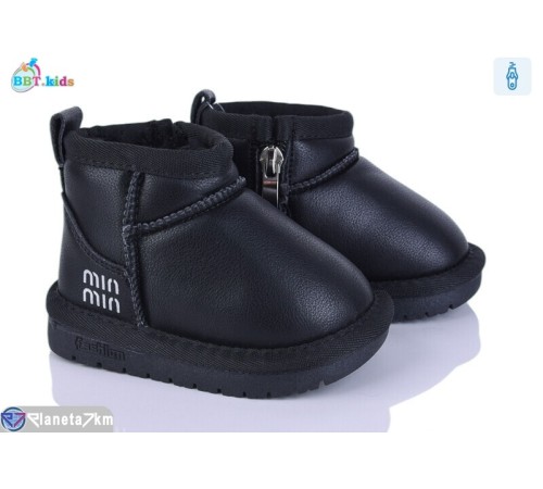 Дитячі Уггі на зиму (8 пар р.18-23) чорний  "BBT"