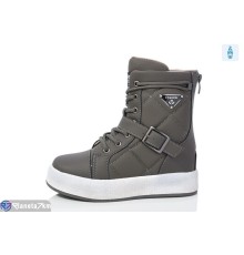 Черевики дитячі на зиму (8 пар р.32-37) сірий  "Laifakids"