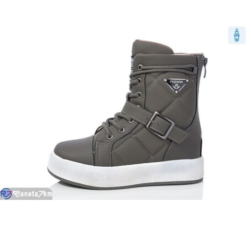 Черевики дитячі на зиму (8 пар р.32-37) сірий  "Laifakids"