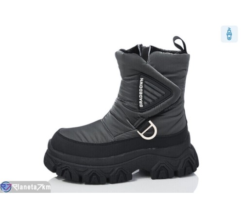 Дутики дитячі на зиму (8 пар р.32-37) сірий  "Laifakids"