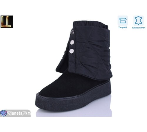 Уггі жіночі на зиму (8 пар р.36-41) чорний  "Lilin"