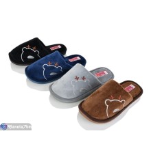 Тапки дитячі на зиму (12 пар р.36-41) мікс  "LUCKY"