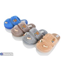Тапки дитячі на зиму (12 пар р.30-35) мікс  "LUCKY"